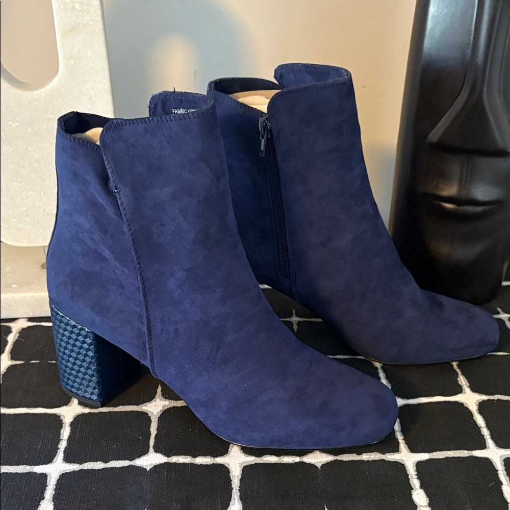 Mojo Moxy Deep Blue Ankle Booties
